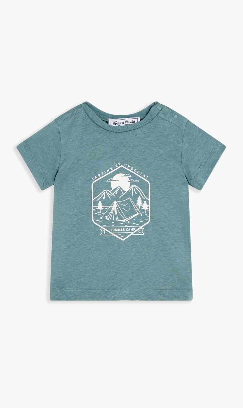 

Tartine Et Chocolat Blue Pale Yellow Ts for Kids | The Deal Outlet