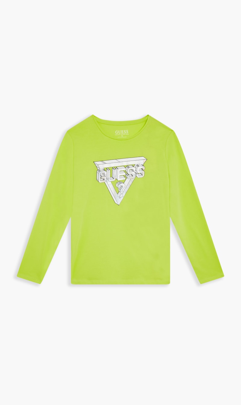 

Guess ls t-shirt - organic stretch jersey 180 | the deal outlet, Yellow