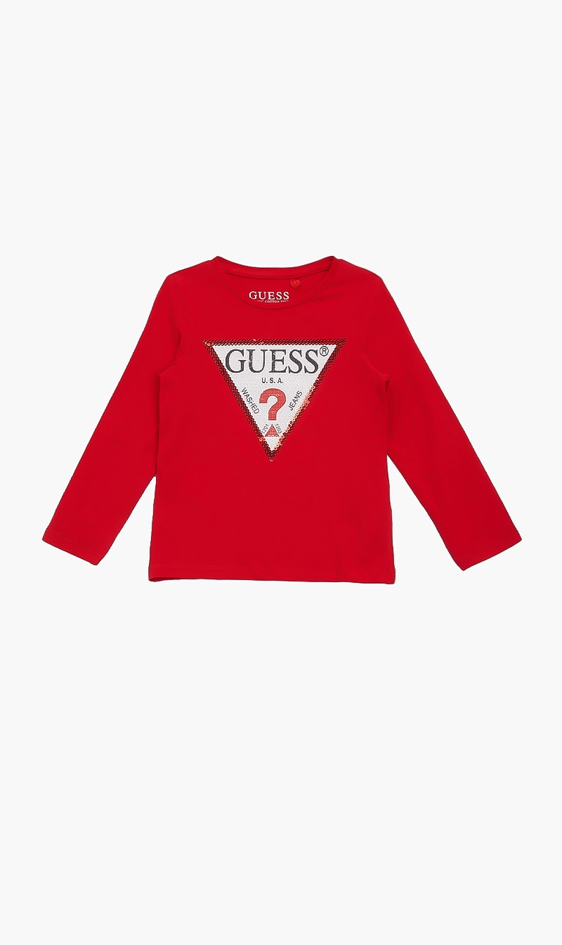 

Logo Long Sleeve Tshirt, Red