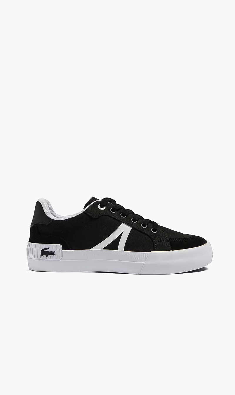 

Lacoste Black Textile Lace Sneakers for Boys | The Deal Outlet