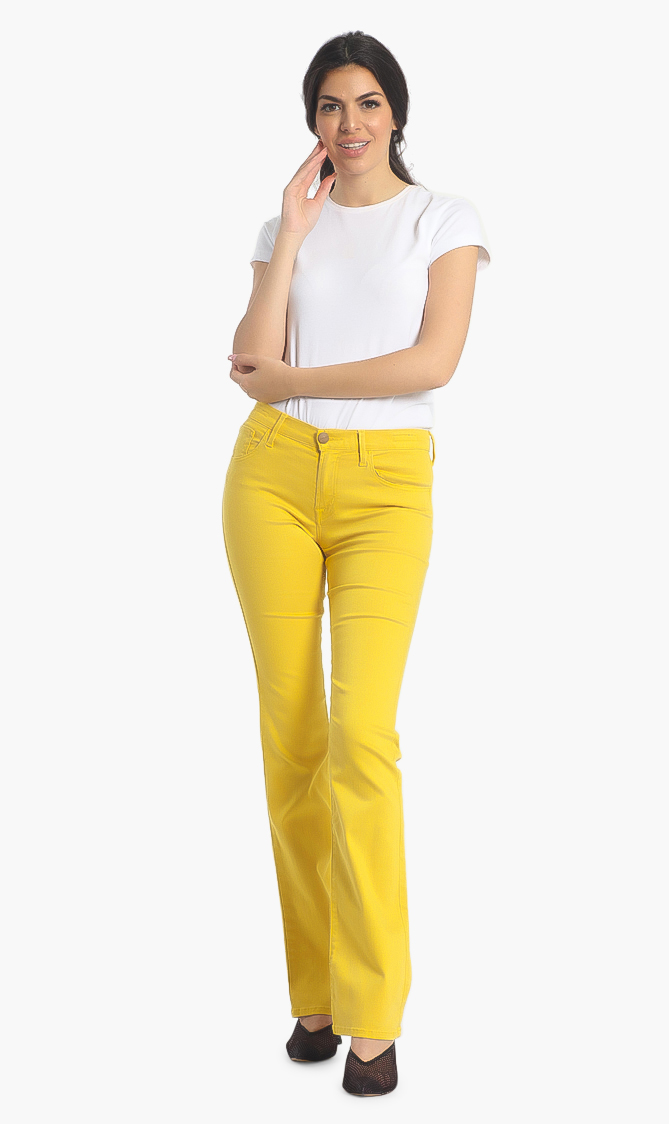 

Kimberly Bootcut Jeans, Yellow