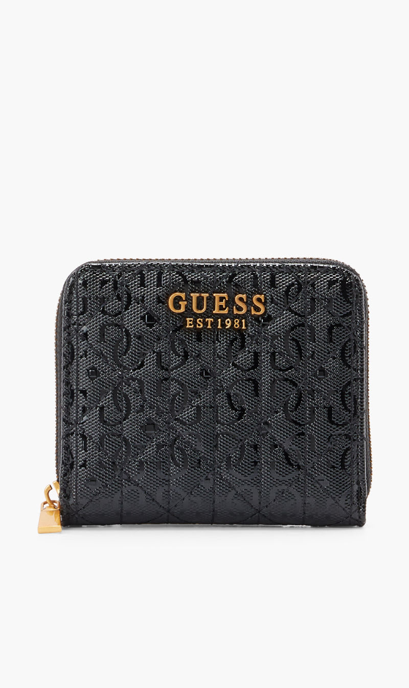 

Guess Black Aveta Slg Small Zip Around for Women | The Deal Outlet