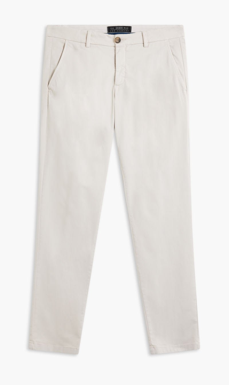 

Guess White Dressy Myron Pants for Men | The Deal Outlet