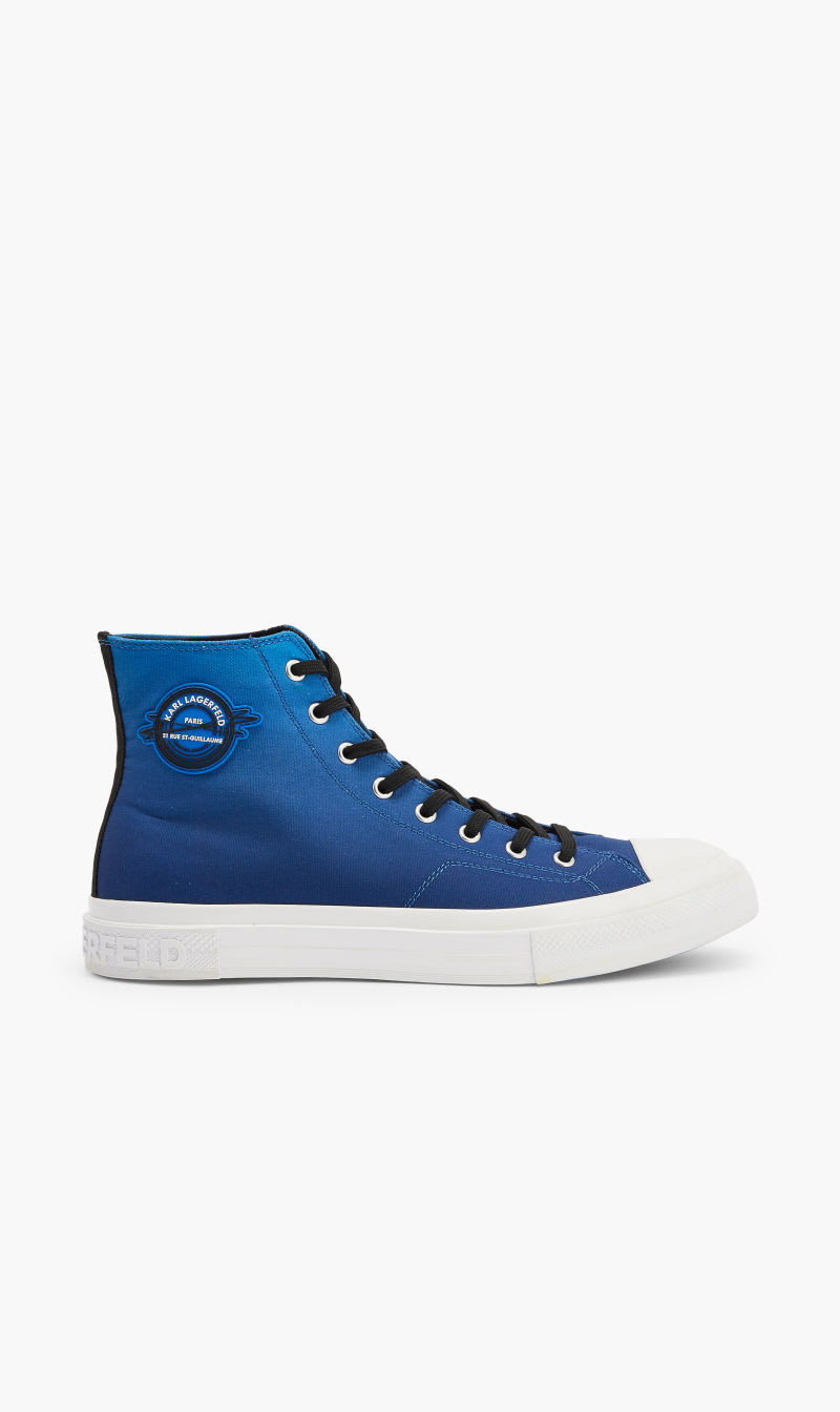 

Karl Lagerfeld Blue Kampus Iii Planet Logo Hi Lace for Men | The Deal Outlet