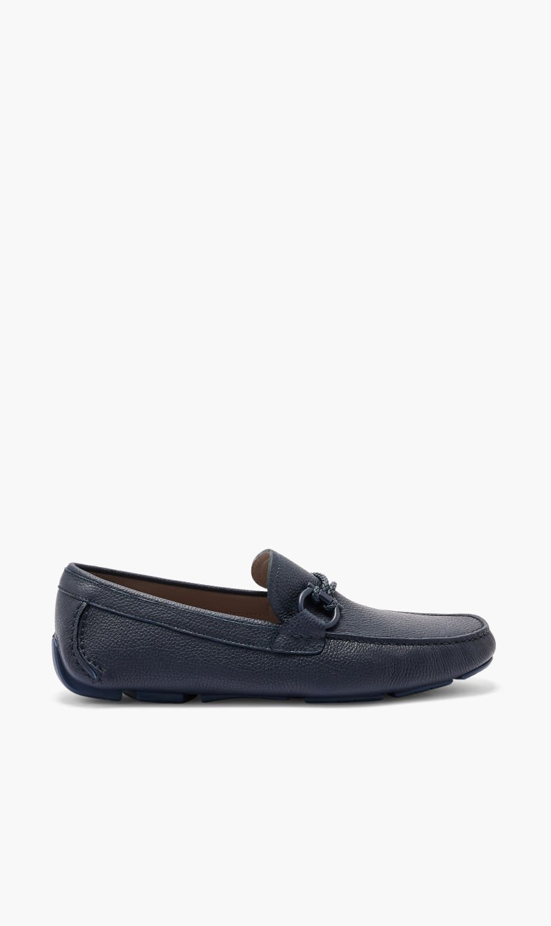 

Salvatore Ferragamo Black Gancini Driver Moccasins for Men | The Deal Outlet