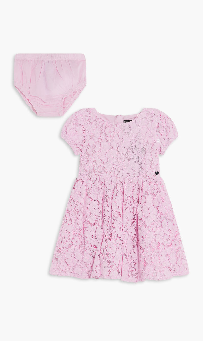 

Guess Pink Set Ss Dress+muslin Panties_ce for Girls | The Deal Outlet