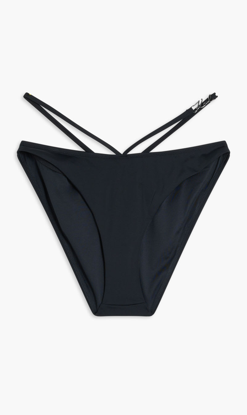 

Karl Lagerfeld Black Karl Dna Sign Bottoms for Women | The Deal Outlet