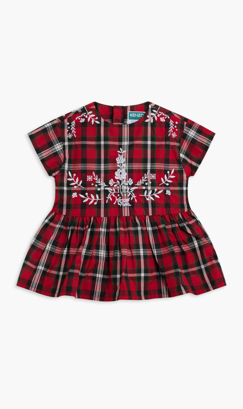 

Kenzo Red Dress Christmas for Girls | The Deal Outlet