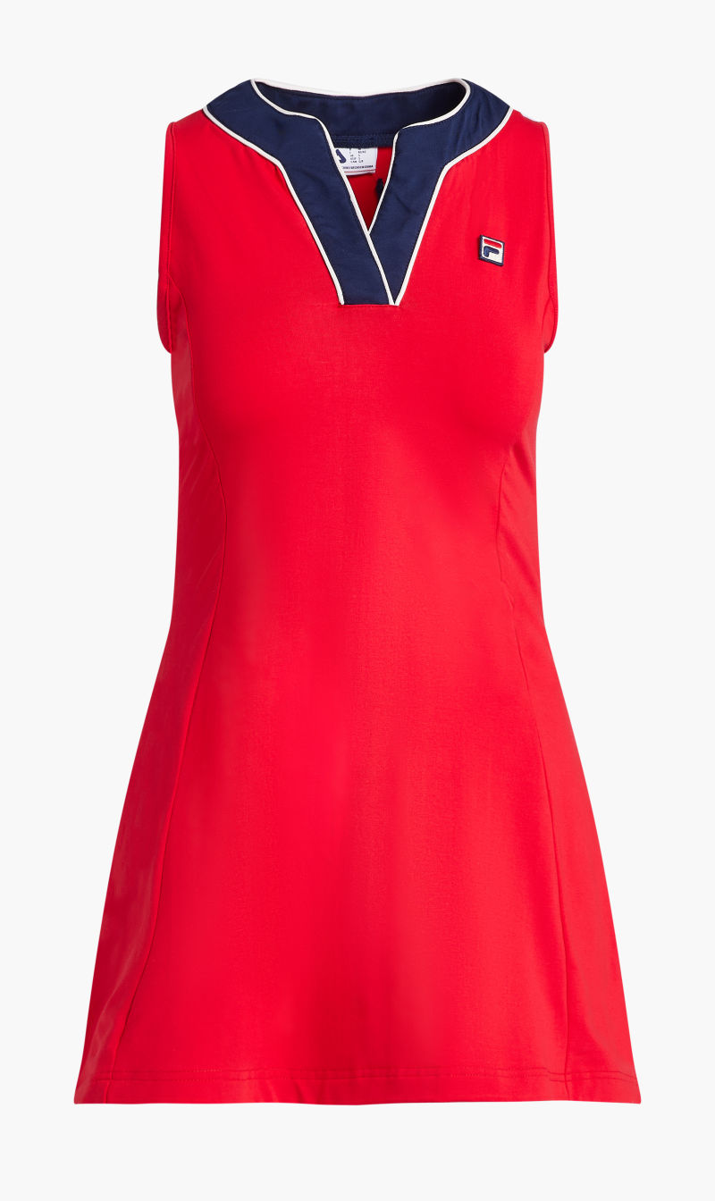 

Fila Red Tape Neck Tennis Dress for Women | The Deal Outlet