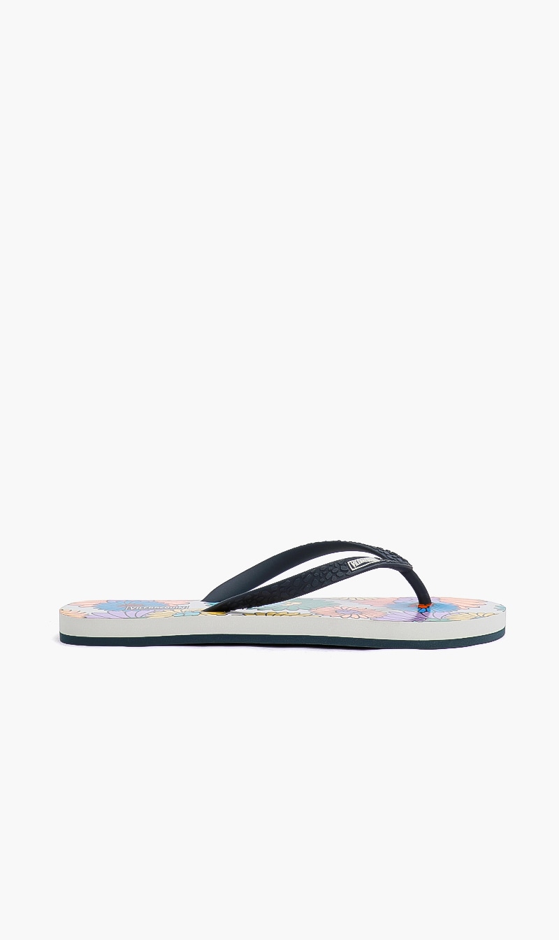 

Vilebrequin White Floral Slides for Women | The Deal Outlet