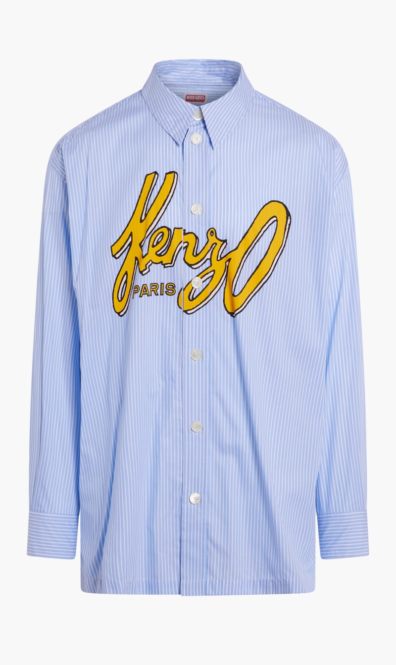 

Kenzo Archive Logo Ov Shirt, Blue