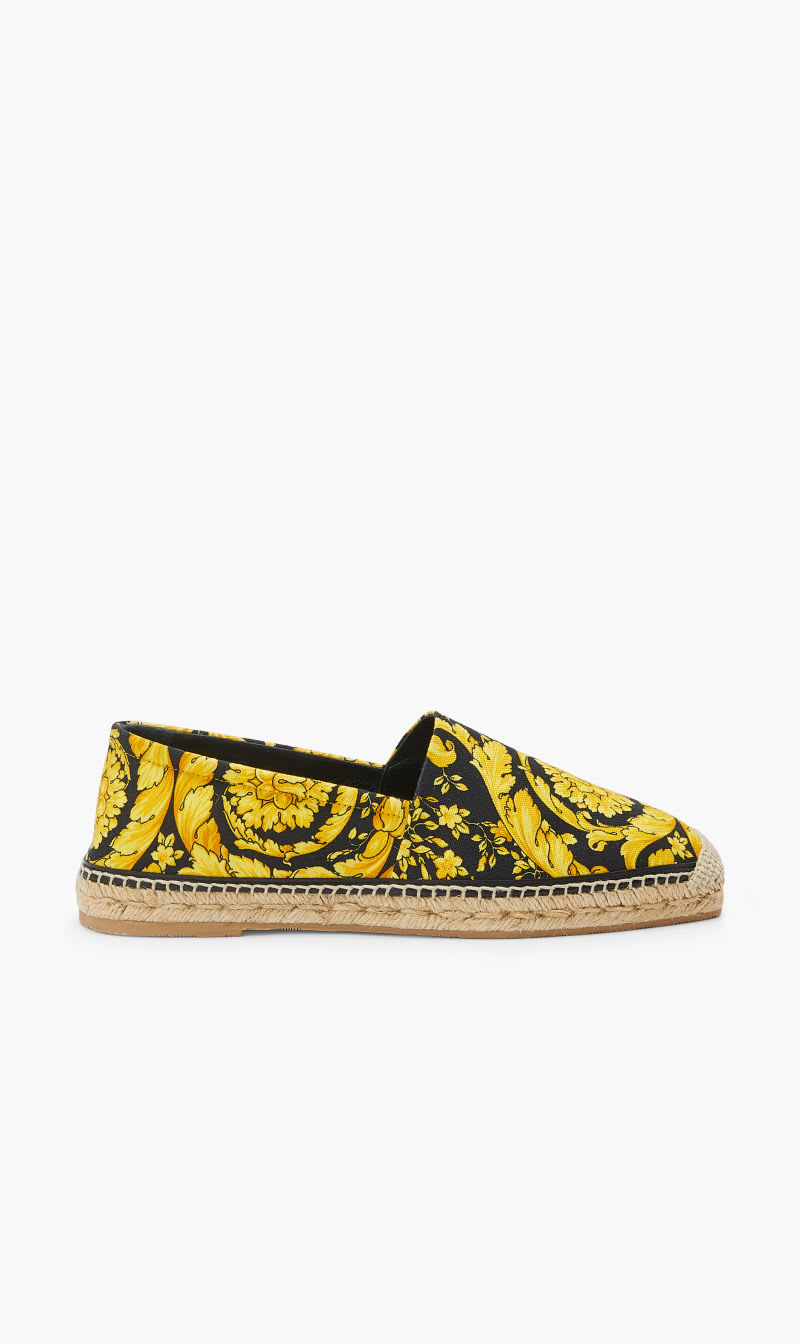 

Versace Yellow Espadrilles Tessuto St.barocco Heritage for Men | The Deal Outlet