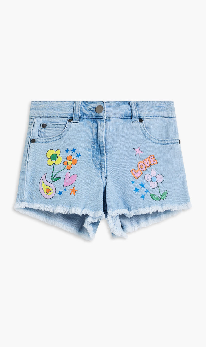 

Stella Mc Cartney Blue Shorts for Girls | The Deal Outlet