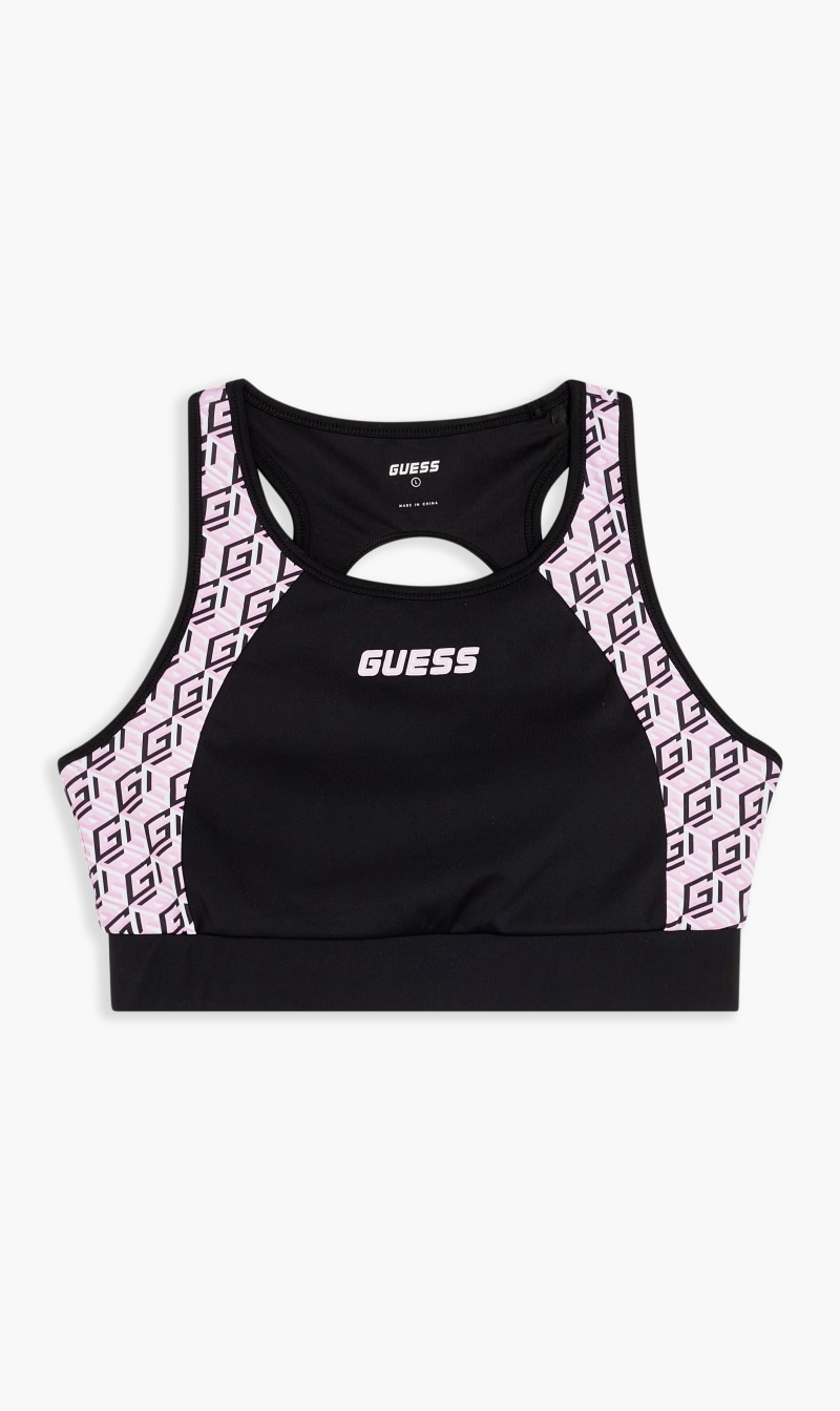 

Guess Black Debra Active Top for Women | The Deal Outlet