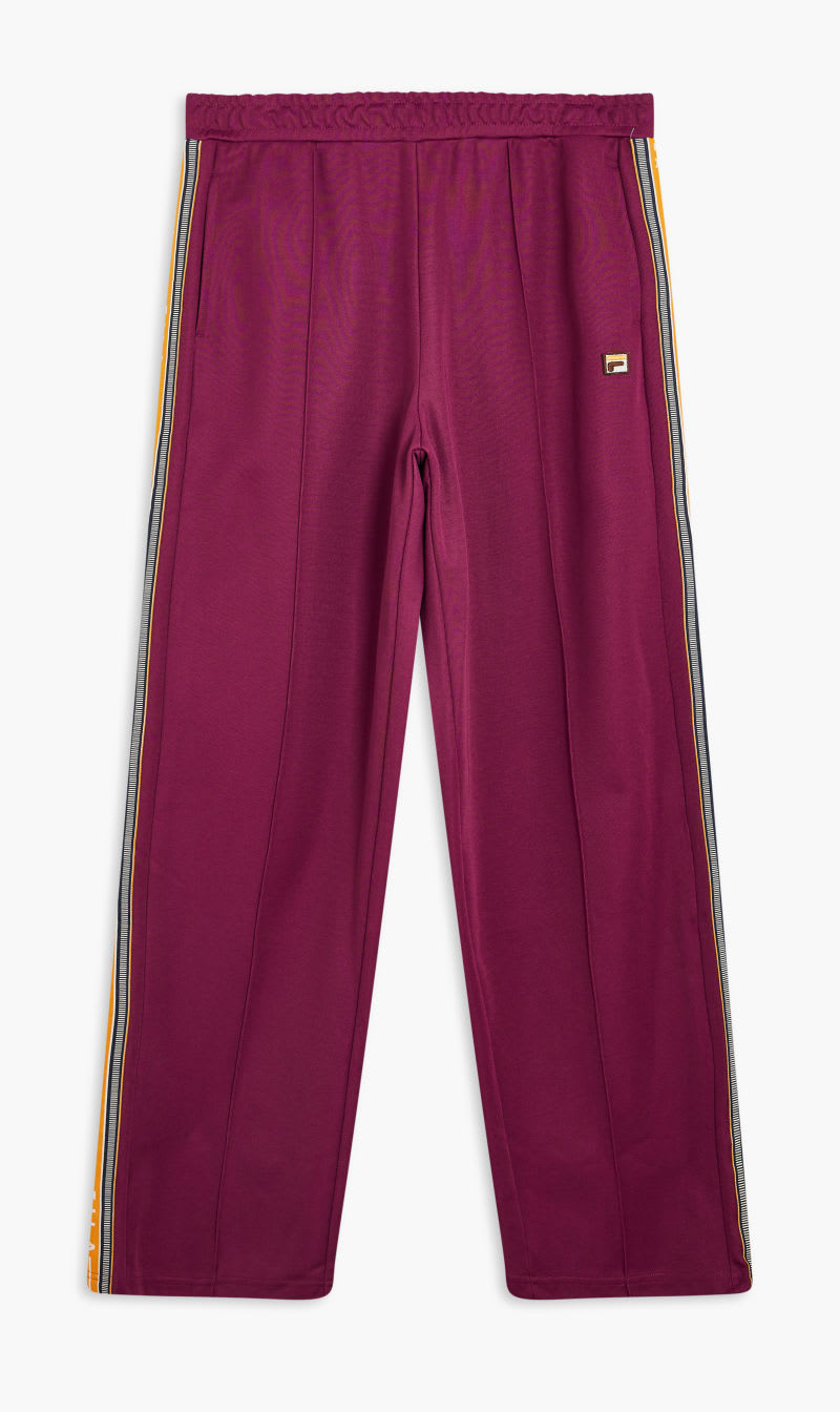 

Fila Purple Wide Leg Track Pant With Tape for Women | The Deal Outlet