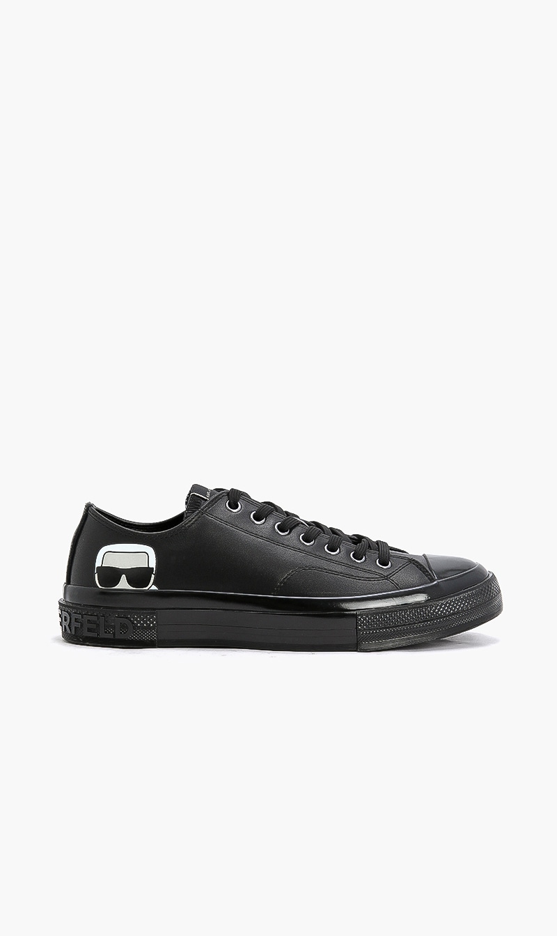 

Karl Lagerfeld Black Iknoic Lace Sneakers for Men | The Deal Outlet