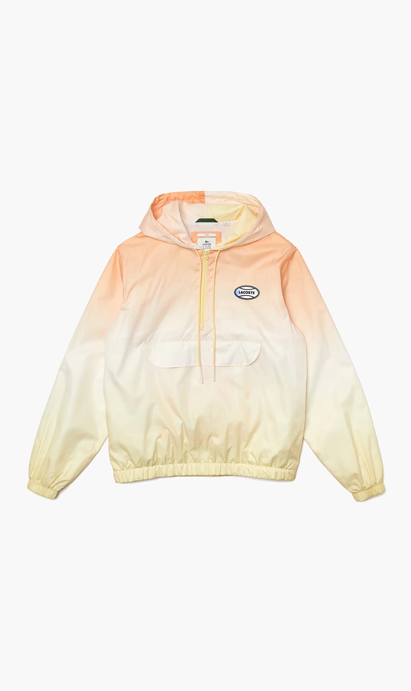 

Lacoste Orange Light Pullover Windbreaker for Men | The Deal Outlet