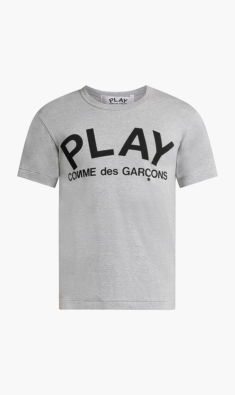 

Play Graphic Cotton T-shirt, Grey