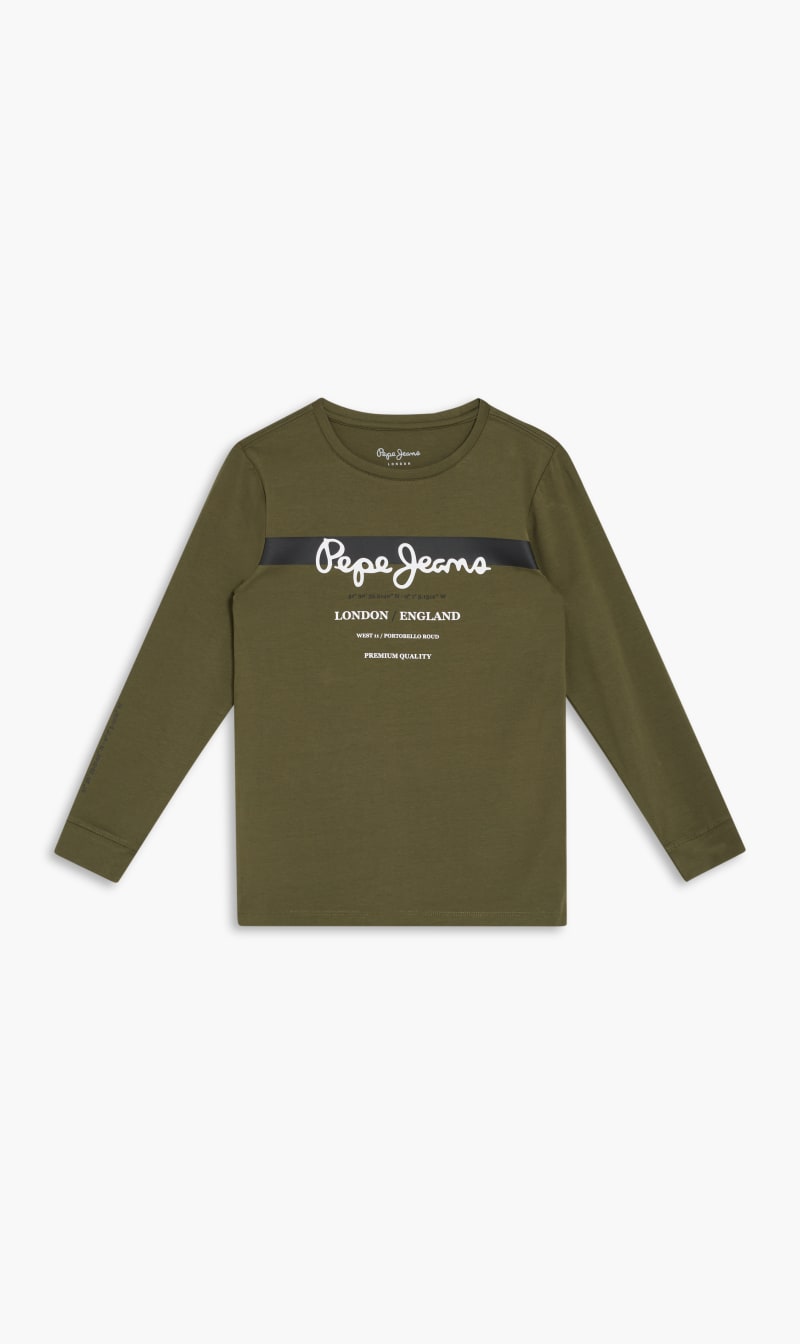 

Crew Neck Graphic T-shirt, Green