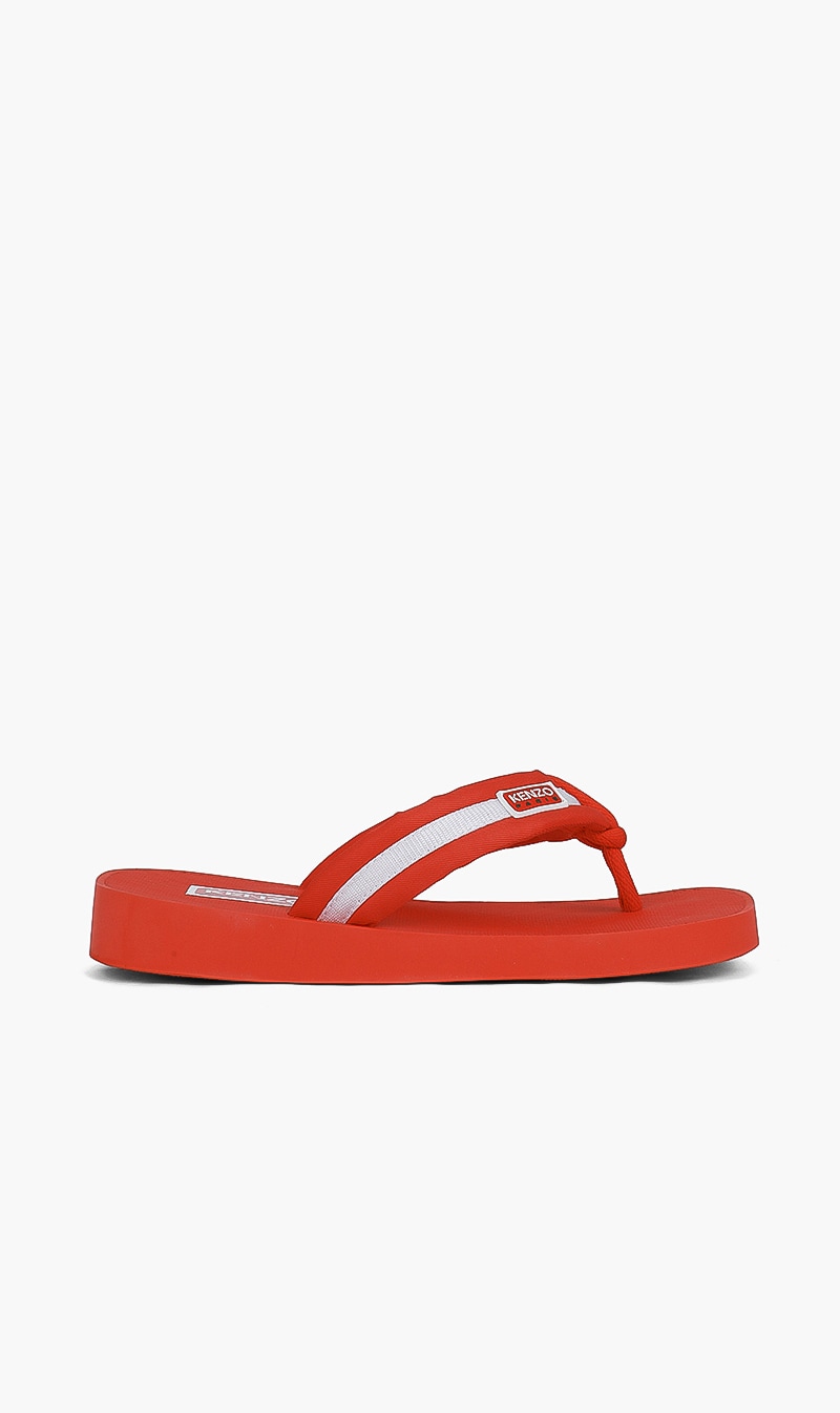 

Kenzo Red Setta Flip Flop for Men | The Deal Outlet