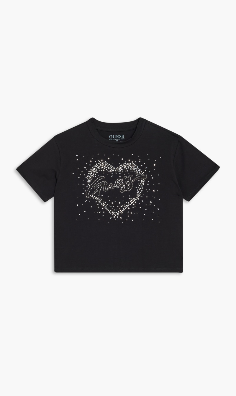 

Guess Black Dark Theme T-shirt for Girls | The Deal Outlet