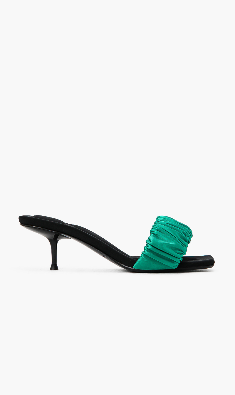 

Alexander Wang Jessie Scrunchie Slide Sandals