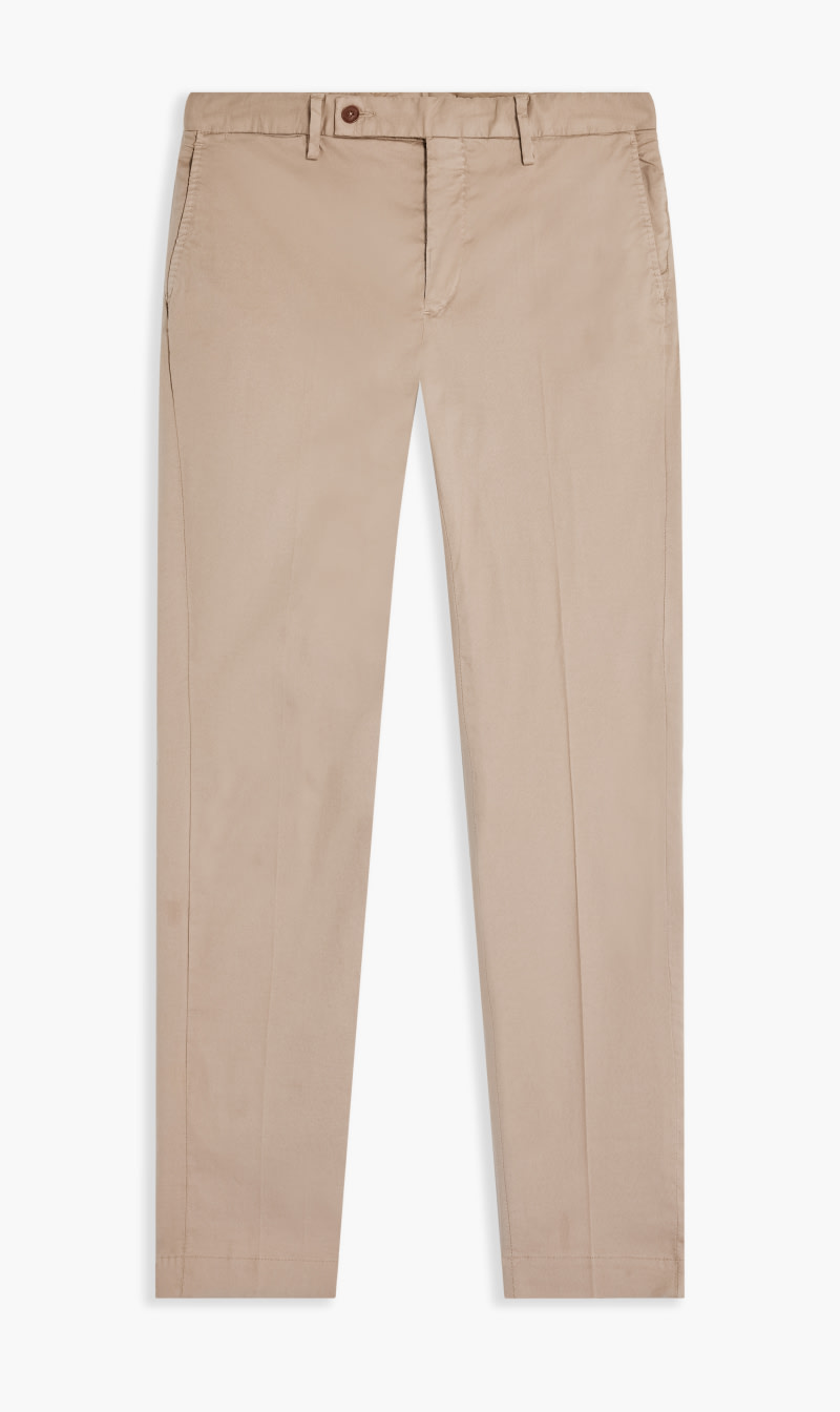 

Hackett London Brown Cotton Stretch Pants for Men | The Deal Outlet