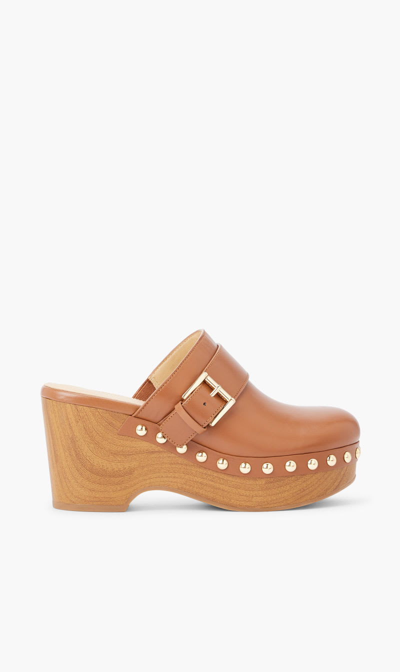 

Michael Kors Brown Rye Clog for Women | The Deal Outlet