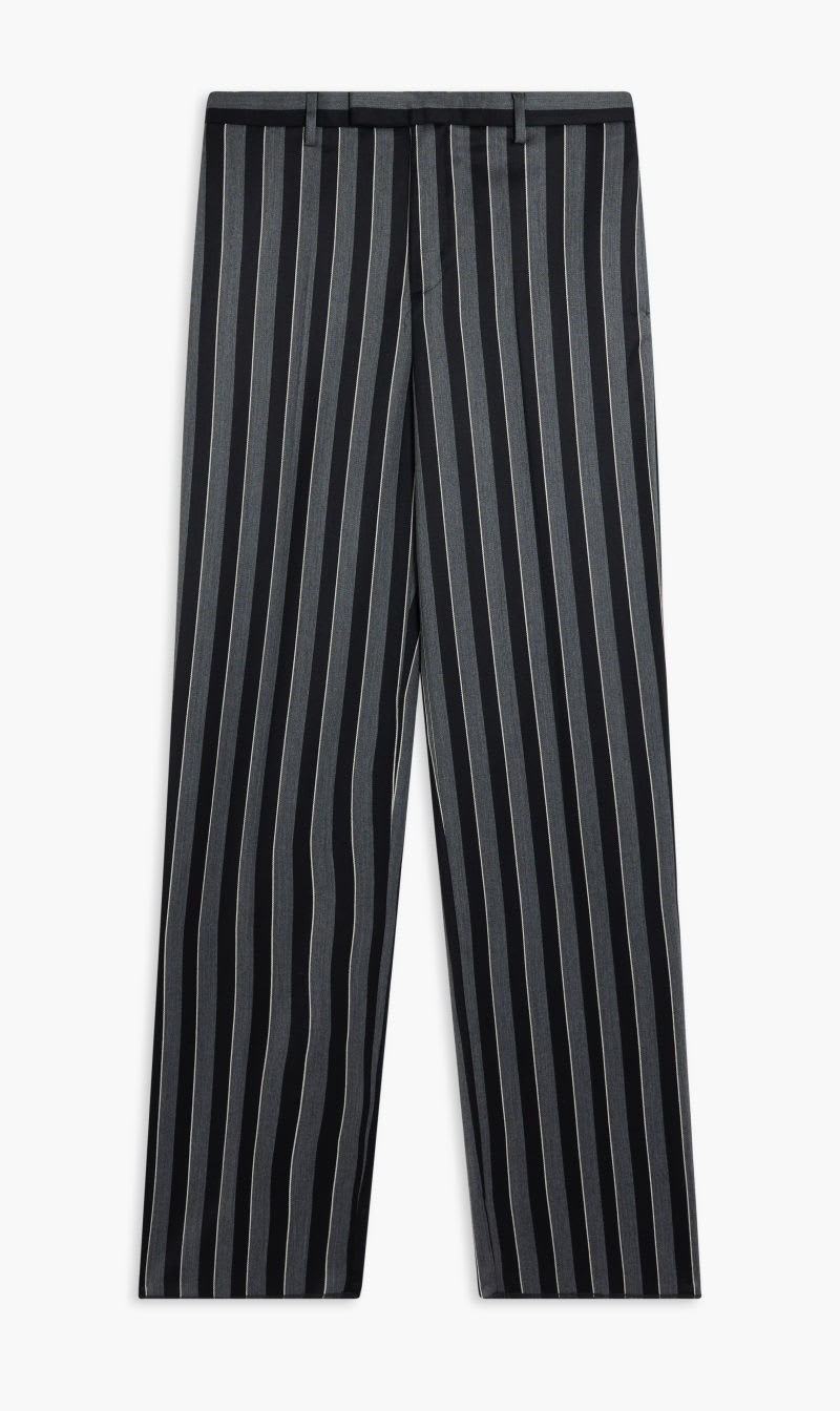 

Versace Grey formal Pant Striped Wool Fabric for Men | The Deal Outlet