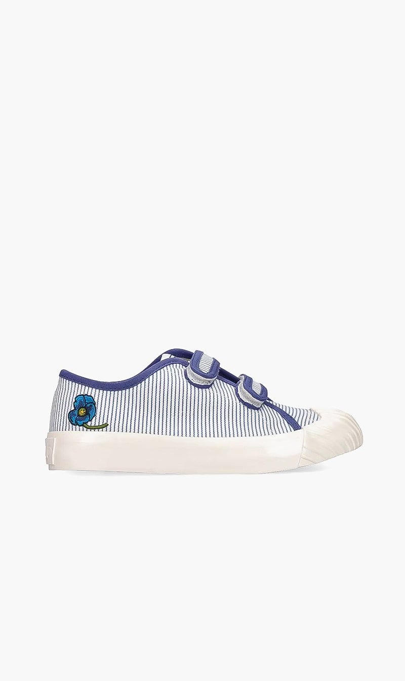 

Kenzo Blue Stripes Logo Sneakers for Boys | The Deal Outlet