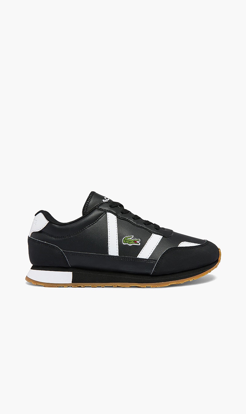 

Lacoste Black Partner Lace Up Sneakers for Women | The Deal Outlet