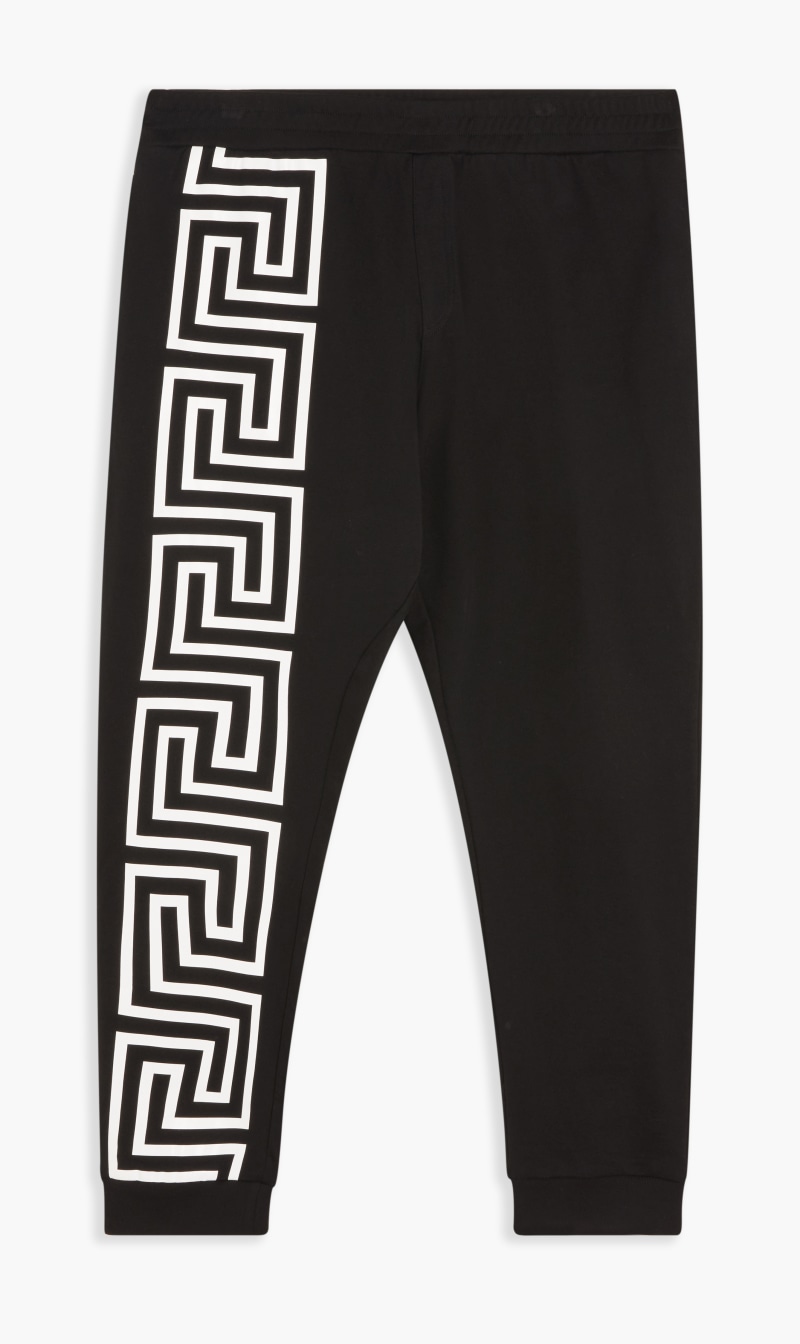 

Greca Print Sweatpants, Black