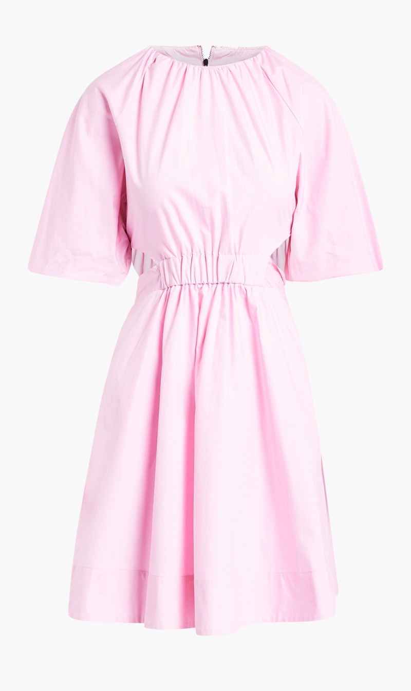 

Karl Lagerfeld Pink A-line Puff Sleeve Dress for Women | The Deal Outlet