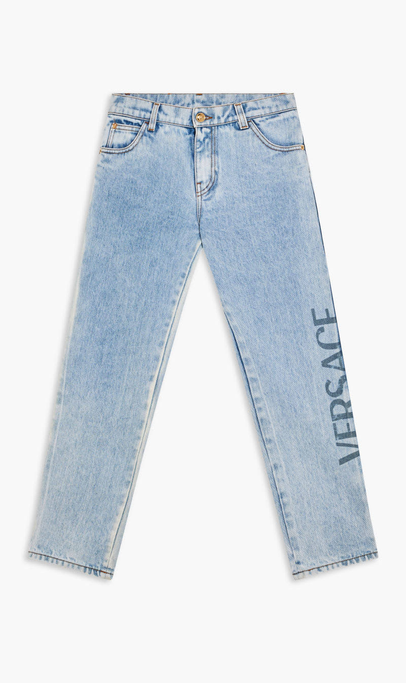 

Versace Multi-color Jb Jeans Denim Emb Side Versace Logo Straight for Boys | The Deal Outlet