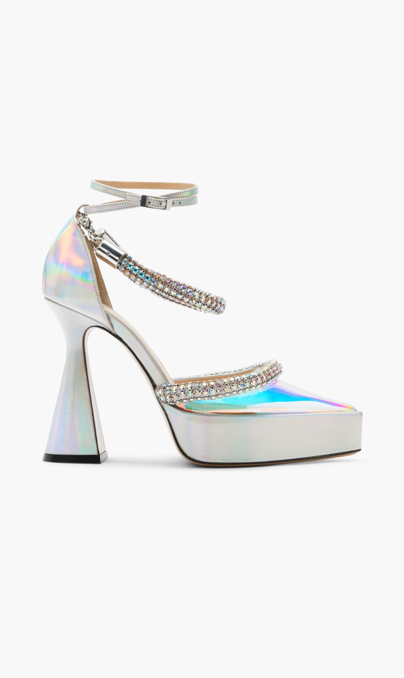 

Mach And Mach Multi-color Kimberly Crystal Detailed Platform Pumps for Women | The Deal Outlet