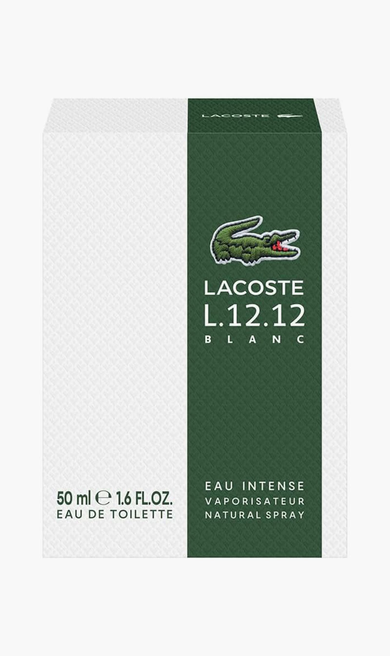 

Lacoste L.12.12 Blanc Eau Intense Perfume Eau De Toilette 50ml for Men | The Deal Outlet