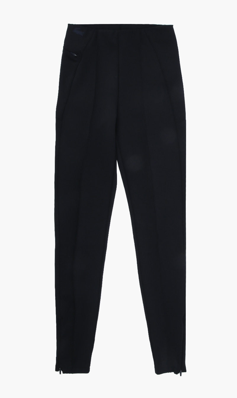 

Lacoste Black Solid Elasticated Track Pant for Women | The Deal Outlet