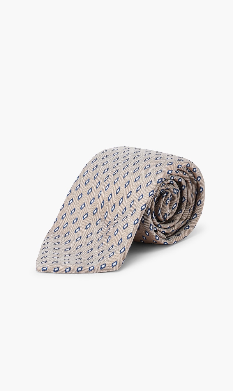 

Hackett London Grey Modern Themed Tie for Men | The Deal Outlet