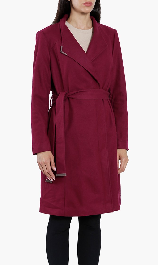 

Ted Baker Ellgenc Long Belted Wrap Coat