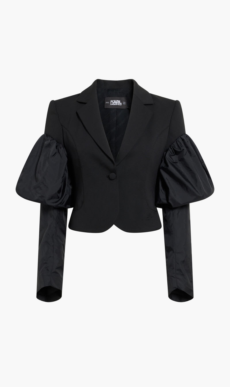 

Karl Lagerfeld Black Hun's Pick Evening Blazer for Women | The Deal Outlet