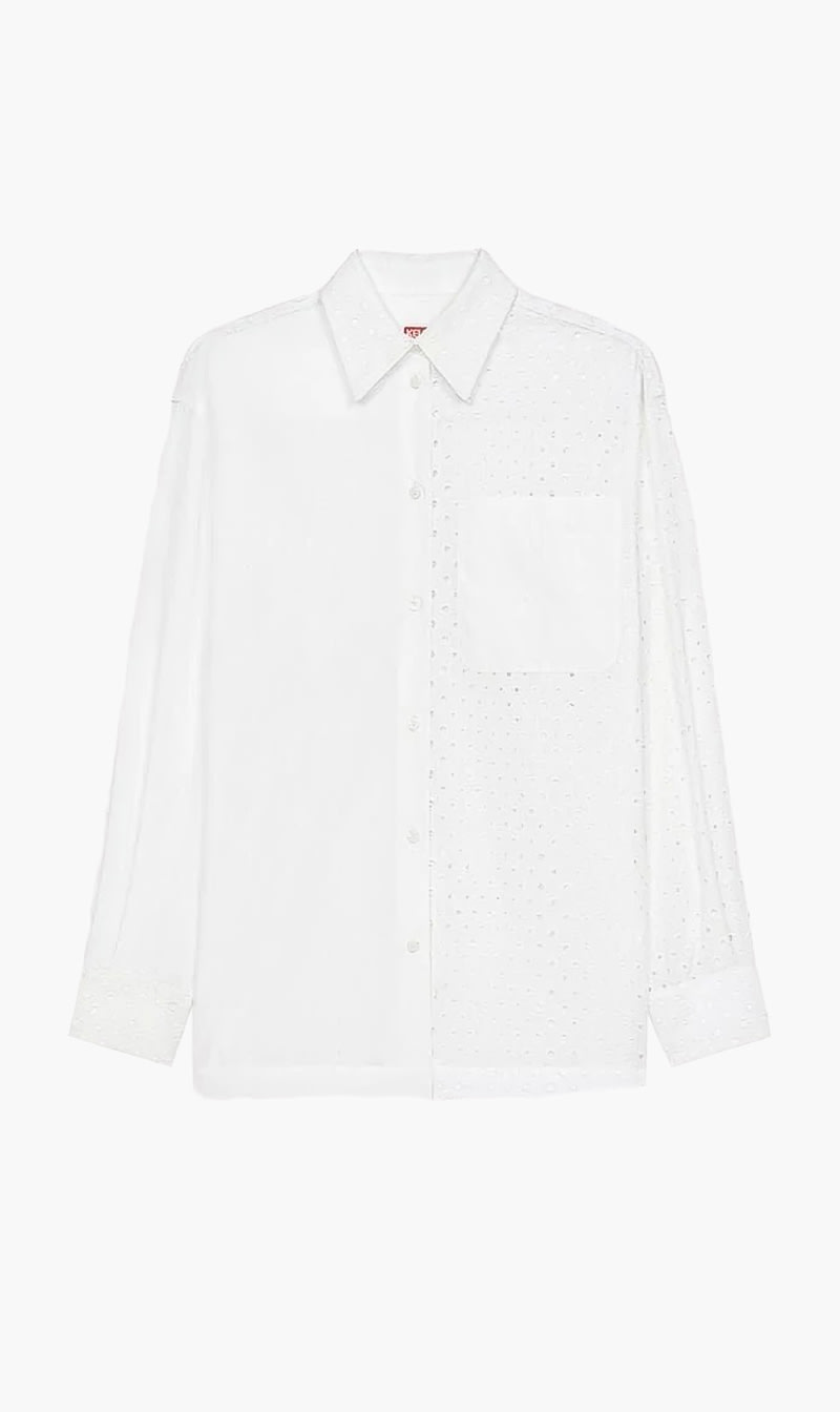 

Kenzo White Long Sleeves Shirt for Women | The Deal Outlet