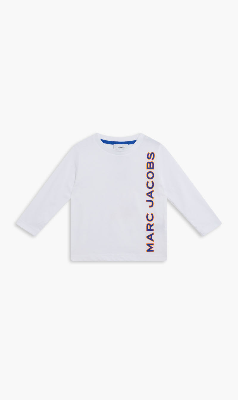 

Marc Jacobs White Ls Logo T-shirt for Boys | The Deal Outlet