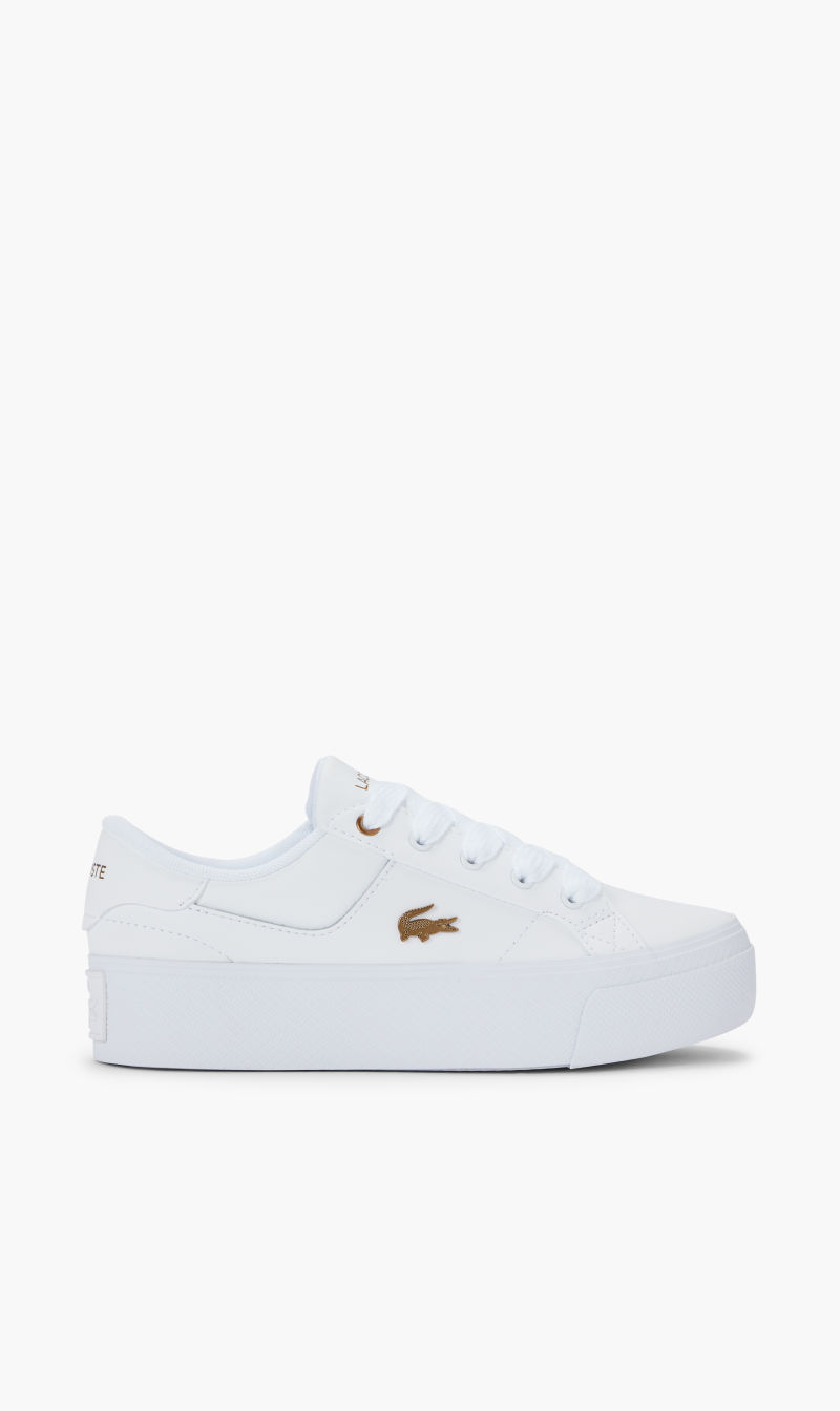 

Lacoste White Ziane Platform 123 1 Cfa for Women | The Deal Outlet