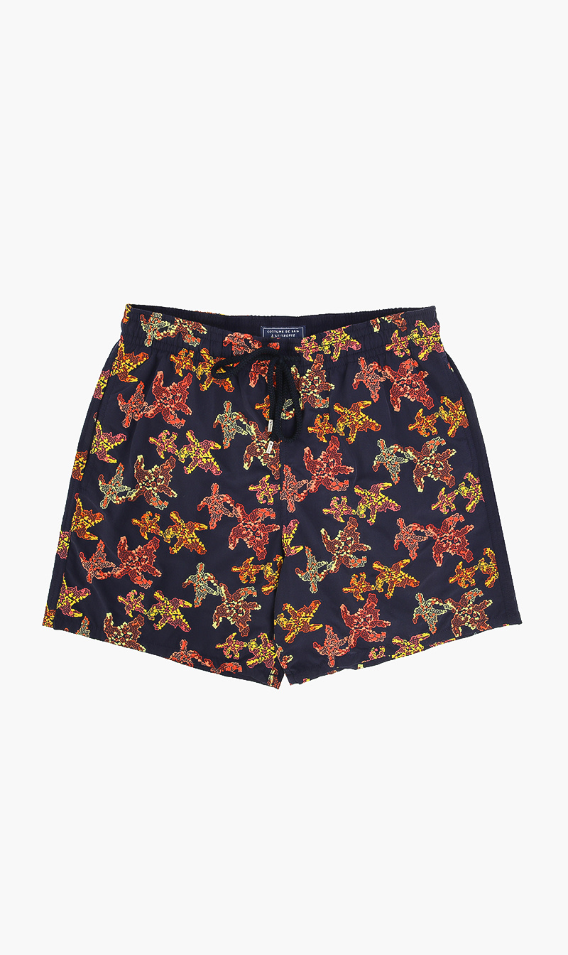 

Turtle Printed Shorts, Blue