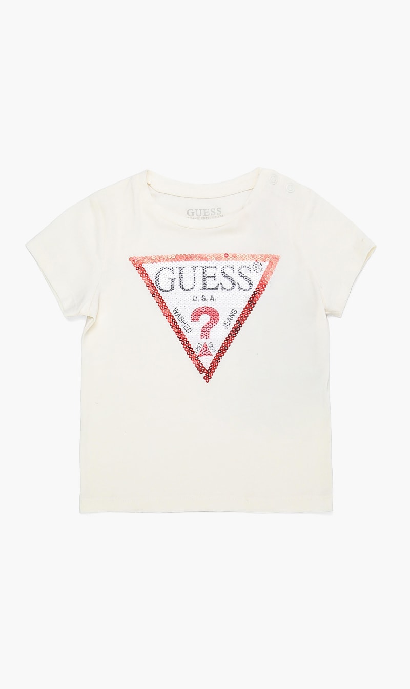 

Guess logo short sleeve tshirt | the deal outlet, White