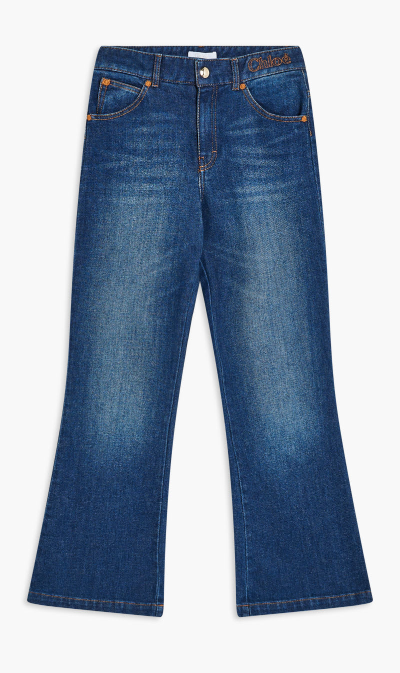 

Chloe Blue Denim Trousers for Girls | The Deal Outlet