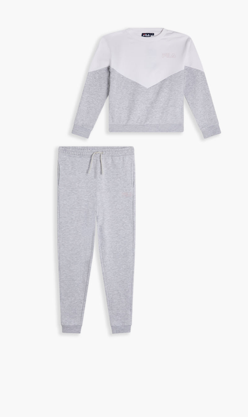 

Fila Grey Porsha Colour Block Sweatshirt & Pant for Boys | The Deal Outlet