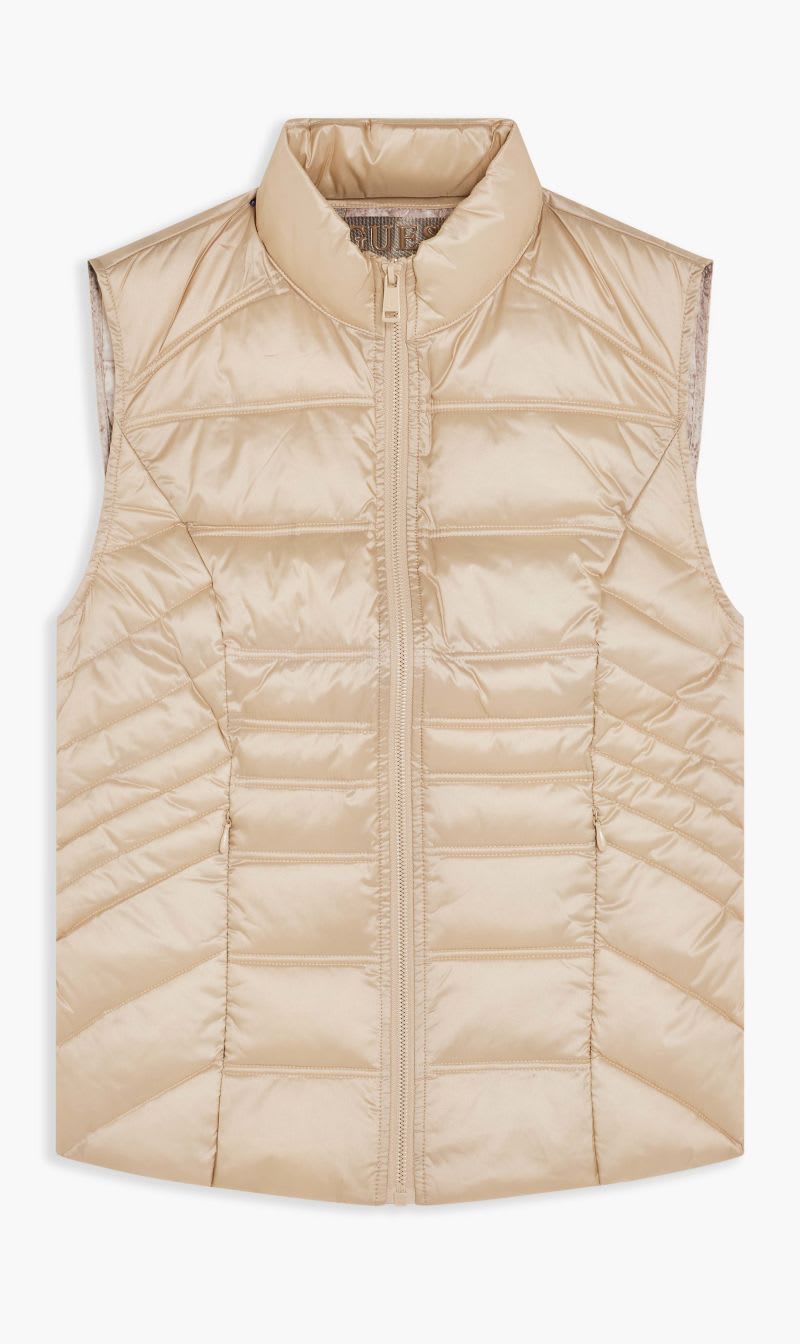 

Guess Beige Ginger Vest for Women | The Deal Outlet