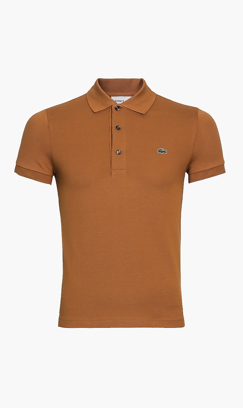 

Slim Fit Short Sleeve Polo, Brown