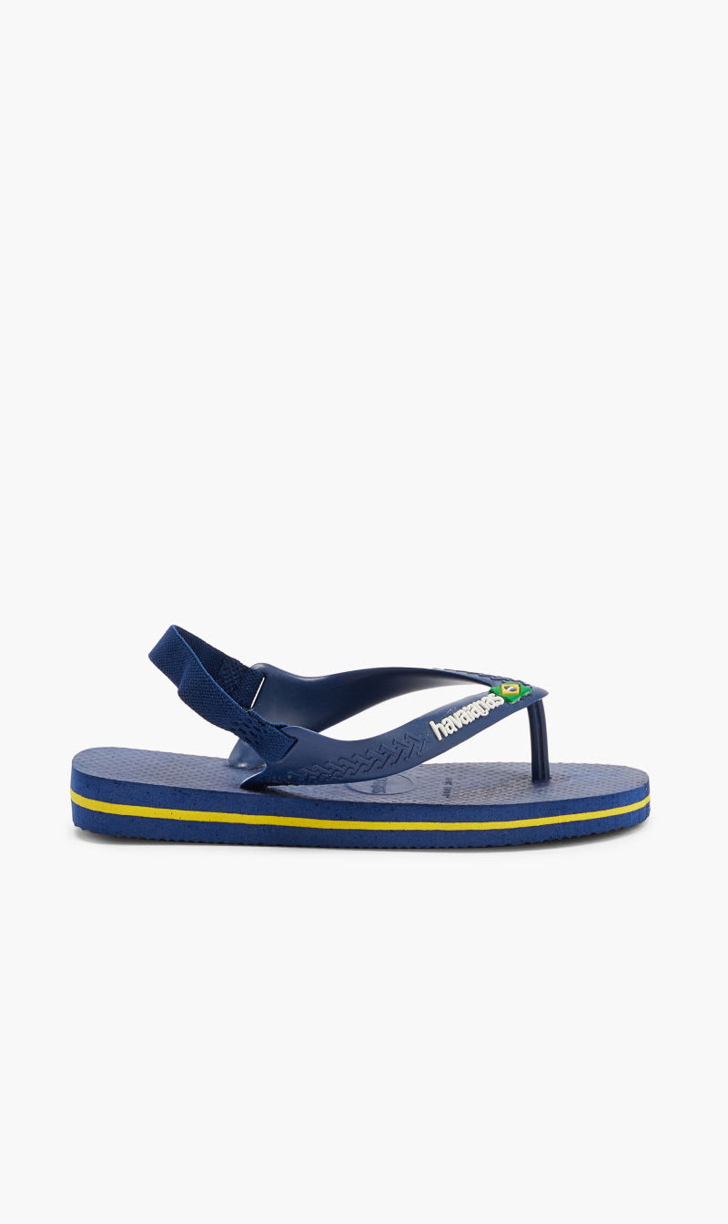 

Havaianas Blue Baby Brasil Logo for Boys | The Deal Outlet